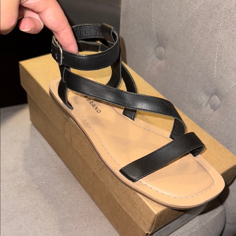 Black Strappy Sandals